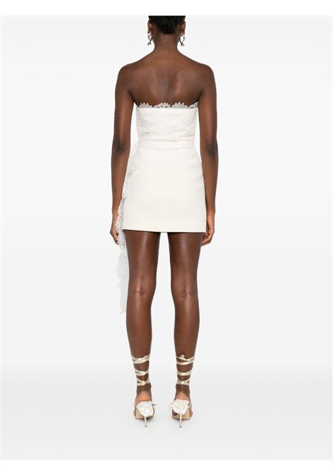 Abito mini con pizzo in bianco David koma - donna DAVID KOMA | SS25DK17DOFFWHT
